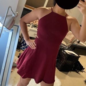 Burgundy Dress